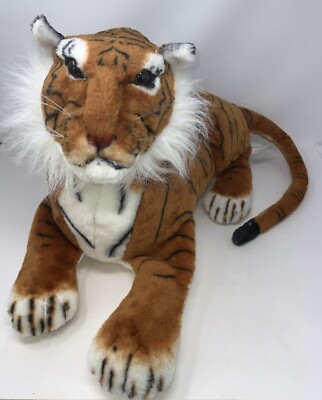 Fun & Fun Toy Inc Realistc Tiger Large 22'' Plush Stuffed Animal