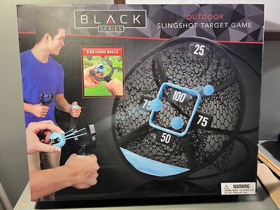 Black Series Outdoor Slingshot Target Shooting Yard Game NEW Multiplayer Compact