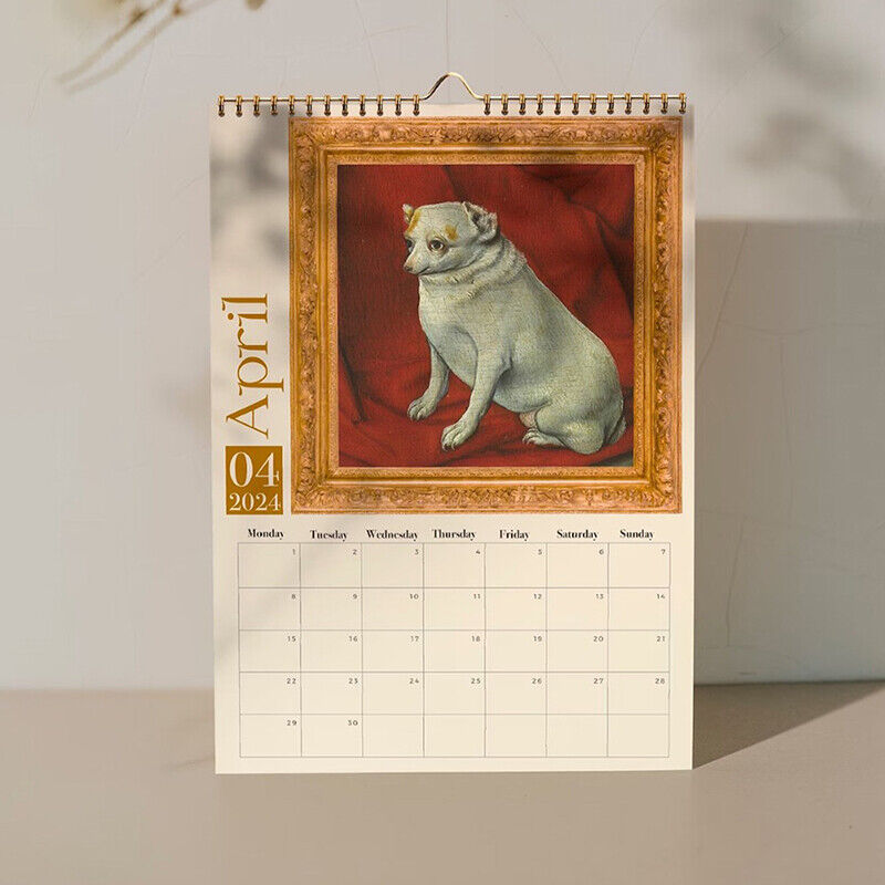 weird-medieval-dogs-calendar-2024-dog-wall-caledar-funny-dogs-wall