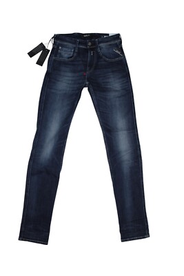 REPLAY Jeans M914 Anbass Slim Fit - Dark Indigo - Super Stretch W28 - W36