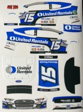 Custom 2022 Ryan Preece #15 United Rentals 1/64 Scale NASCAR Peel & Stick Decals