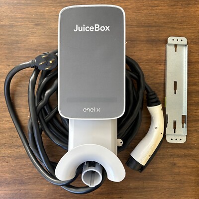 eon juul charger Enel X JuiceBox 40A Electric Vehicle Charging Station EV Home NEMA 14-50 Strawberry Cherry Ice Elf Bar AF5000 What Is The Pulse Flavor:Green Apple Ice