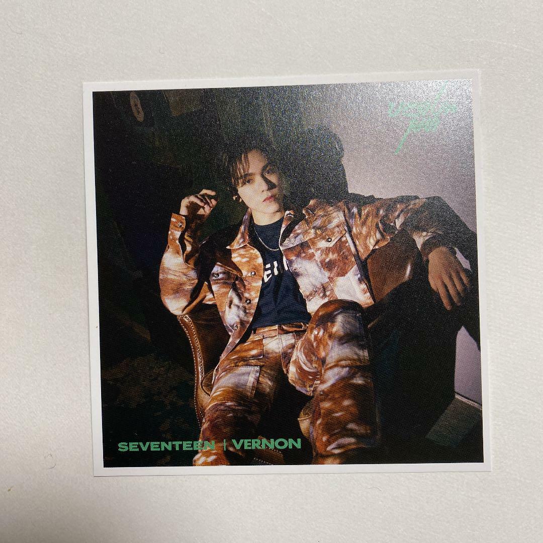 SEVENTEEN Vernon Official Photo card HITORIJANAI A B C D Normal