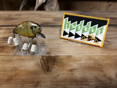 Leurre De Pêche Ancien Heddon Punkinseed 730 PCH - Crankbait En Bois, Perch, 2/3 Oz