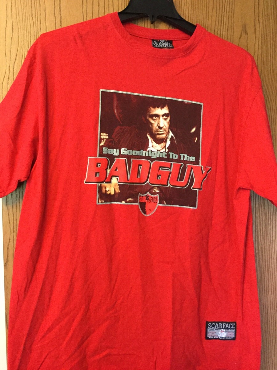Scarface. (Al Pacino). Shirt. Red. 2XL | eBay