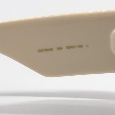 NEW GG1544S 004 GUCCI BEIGE BROWN WOMEN SUNGLASSES GUCCI GG 1544S 004 EYEWEAR NEW GG1544S 004 GUCCI IVORY BROWN WOMEN SUNGLASSES GUCCI GG  main image 3