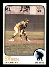 1973 Topps Baseball #456 Dick Green NM/MT *d20