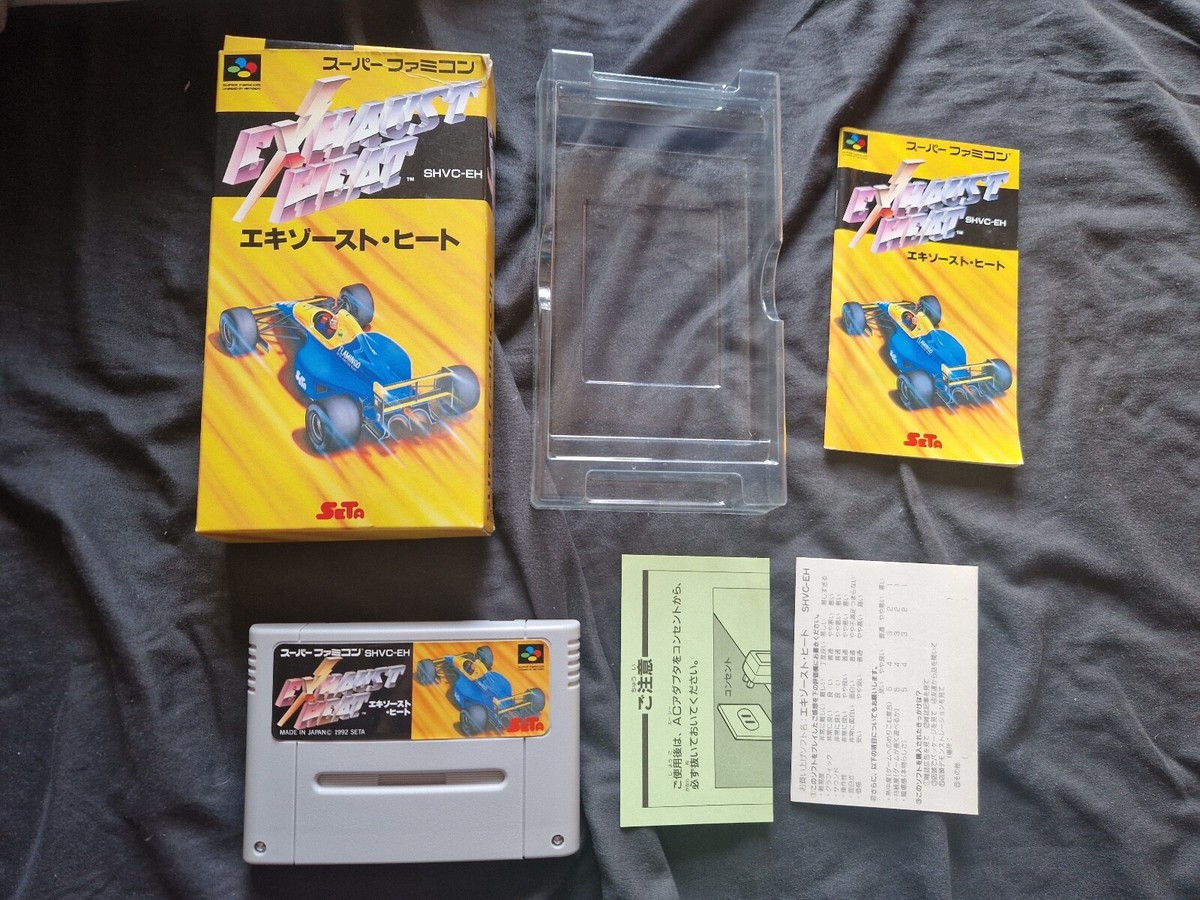 EXHAUST HEAT Super Famicom Game Super Nintendo SNES NTSC-J | eBay