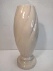 McCoy Stamped 201 USA Cream Color Vase 1985-1990 10" Tall very good condition