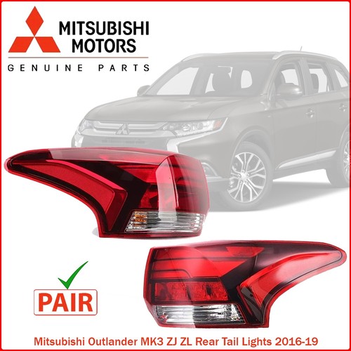 Rear Right Left Outer Tail Light Lamp Pair For Mitsubishi Outlander MK3 2016-22 - Picture 1 of 16