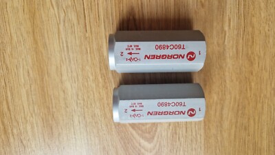2 x Norgren T60C4890 G1/2 Inline Überstrom Absperrventil
