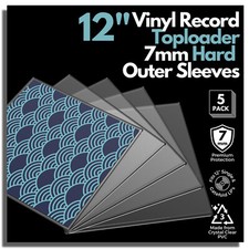 Vinyl Supply Co. Vinyl Record Toploader Hard Sleeves Pack of 5 