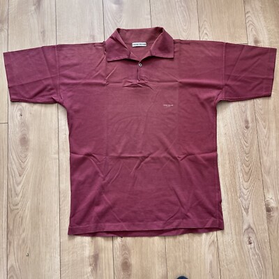 Vintage 80s Stone Island Marina Maroon Red Burgundy Thick