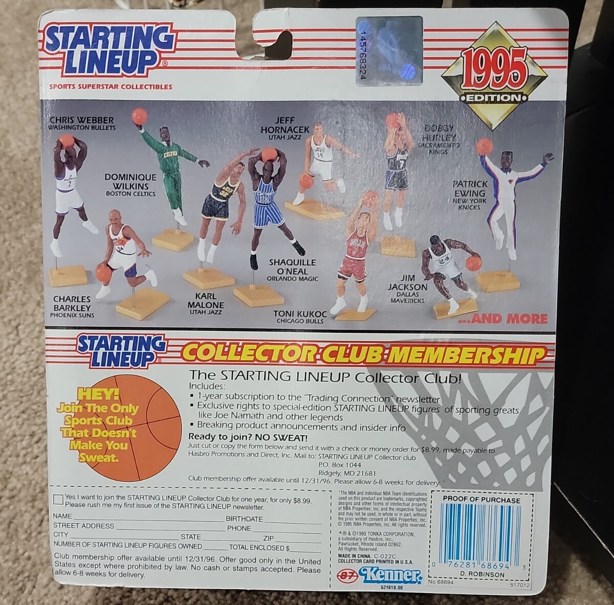ランディジョンソンStarting Lineup 1995 1995 RANDY JOHNSON - Starting Lineup - SLU - Sports Figurine