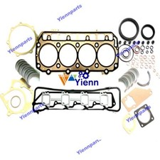 4tne98 Metal Kit Main Rod Bearing+full Gasket Set For Yanmar Jd80 244h Tractor