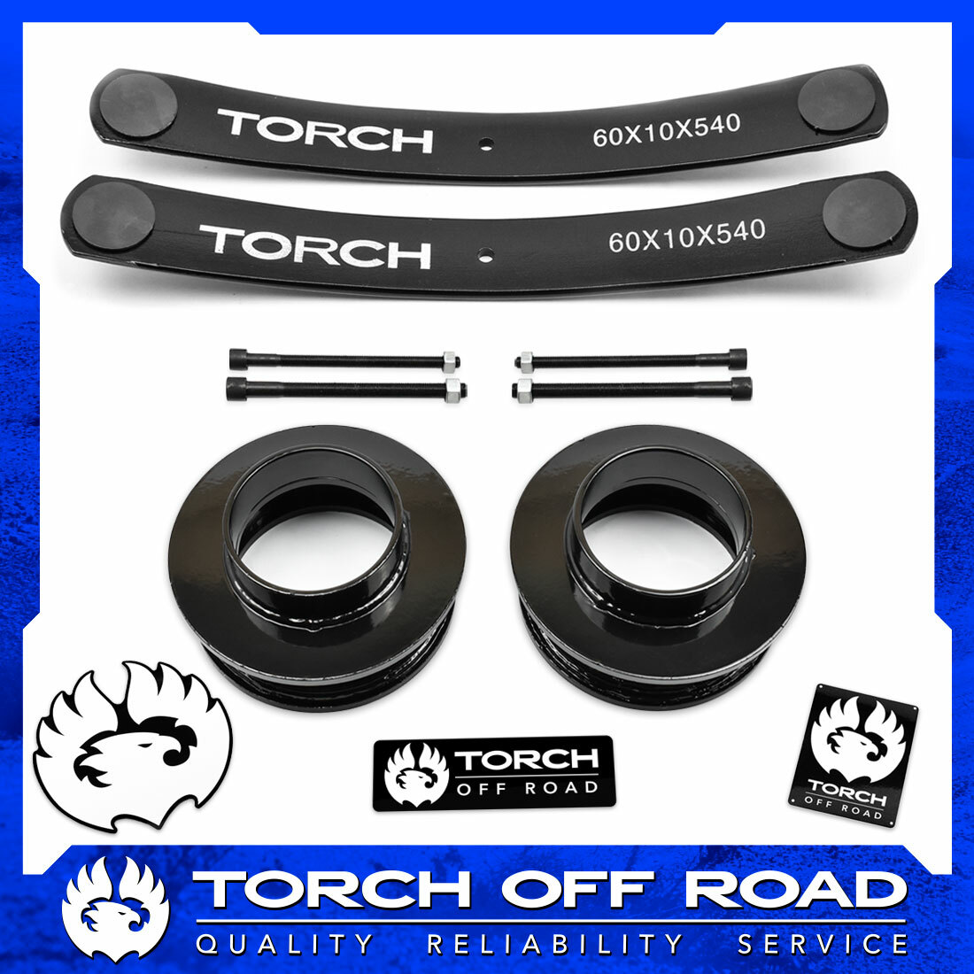 3 Front 2 Rear Leveling Lift Kit 1998-2011 Ford Ranger 2WD RWD Coil-Add A Leaf