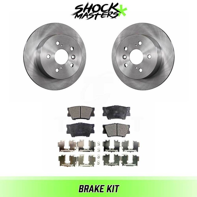 Rear Ceramic Brake Pads & Rotors Kit for 20132018 Toyota Avalon eBay