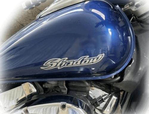 HONDA SHADOW OUTLINED TANK FENDER STICKERS DECALS (2x) - Foto 6 di 14