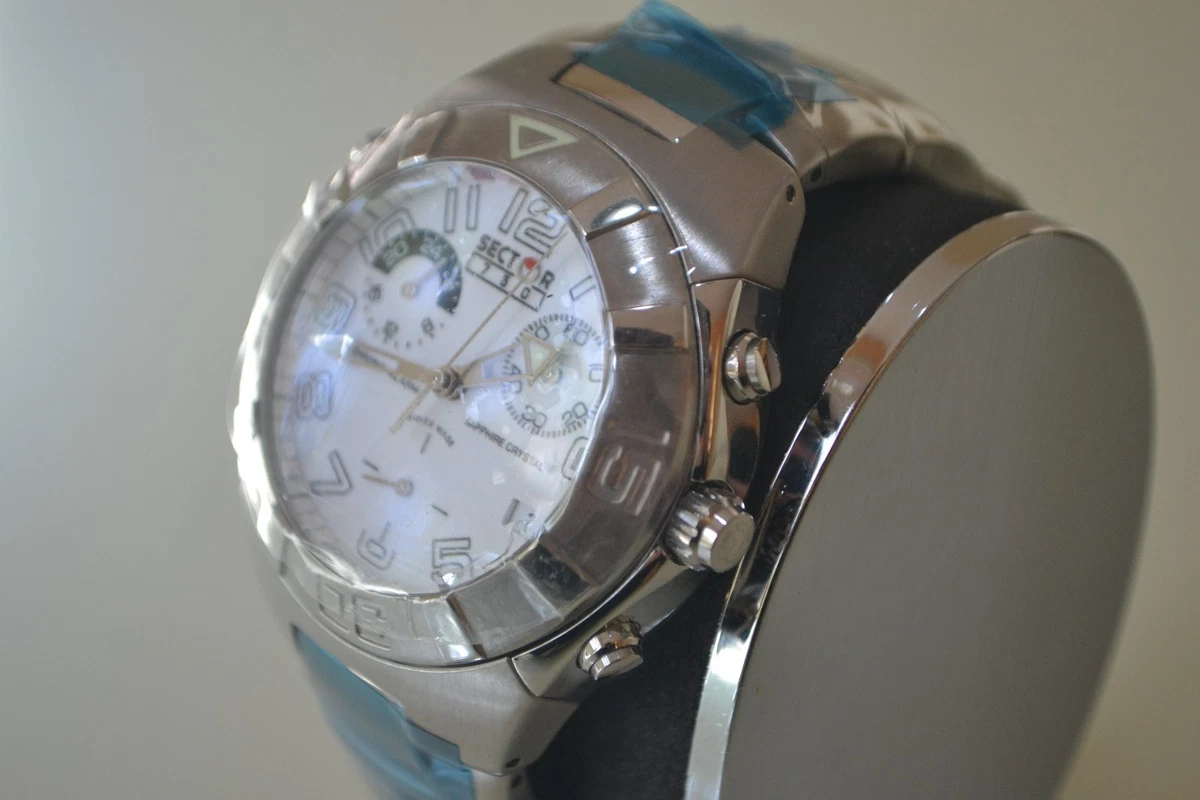 Watch SECTOR 750 Man Vintage Chrono Alarm Glass Sapphire Machinery
