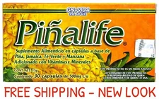 PINALIM CAPSULES 30 Day 100% Original Pineapple Capsulas de Pina Pinalim GN+Vida
