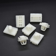5pcs Nylon Moulding Clips Side Sill Retainer Fastener Screws for Honda Accord