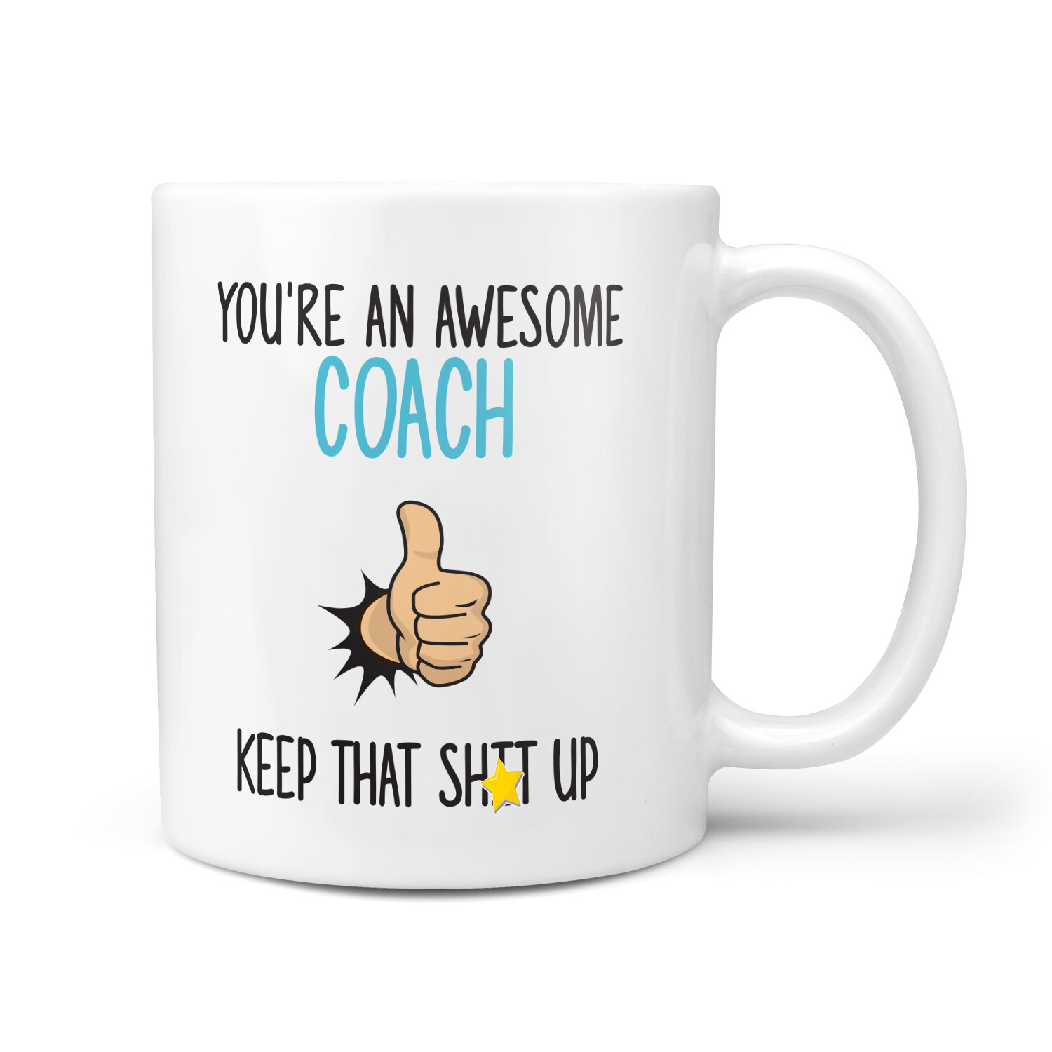 Awesome Coach Gift Mug - Thank You Presents For Football Coaches, Trainer  Gifts | Ebay