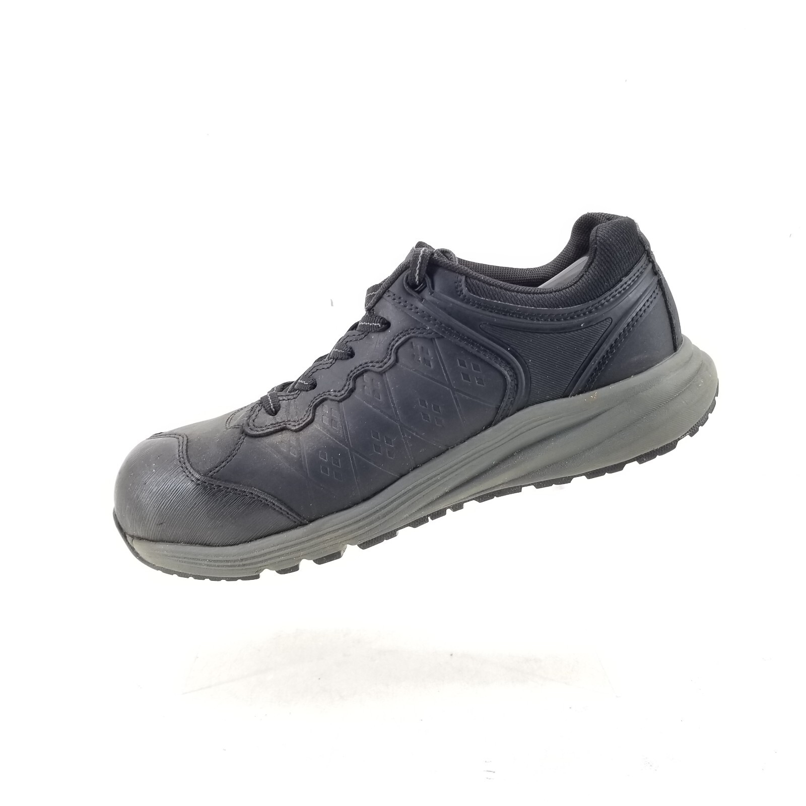 Sneakers da lavoro Keen Vista Energy ESD nere in pelle fibra di carbonio utility taglia 9