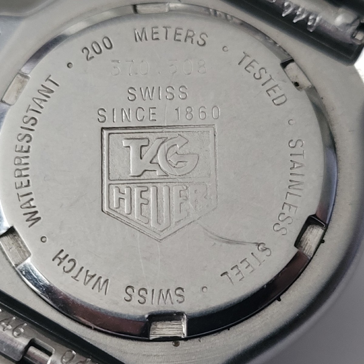 【稼働品】TAGHEUER　タグホイヤー　フォーミュラ１　ブルー 370.508 TAG Heuer Formula 1 Blue Men's Watch - 370.508 for sale