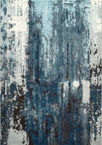 nuLOOM Carnival Abstract Haydee Rectangle Rug Blue 245 x 305 cm