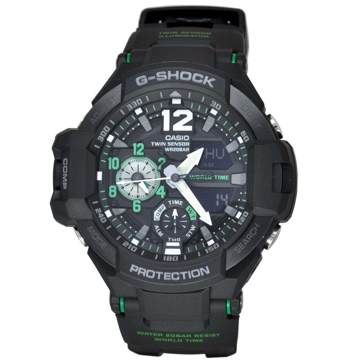 casio g shock twin sensor wr20bar price