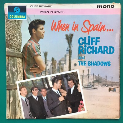 Cliff Richard, Shadows WHEN IN SPAIN Pop Studio Album LP Norrie Paramor Strings