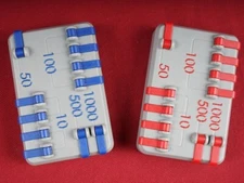 a Set of 2 Besigue Markers