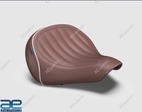 Braune MaßGefertigt Sitz Seat Passend FüR Royal Enfield Goan Klassisch 350
