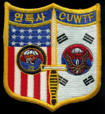 USAF ROKAF Special Operations CUWTF V-2 Patch K-8