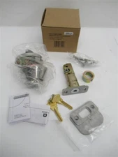 Schlage JD60 625 16-068 10-267 134 S KA 4C 48-155 2 N SL, Chrome Single Deadbolt