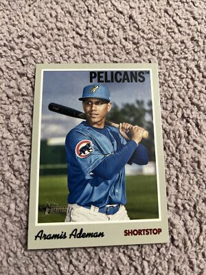 2019 Topps Heritage Minor League Aramis Ademan Myrtle Beach Pelicans #5