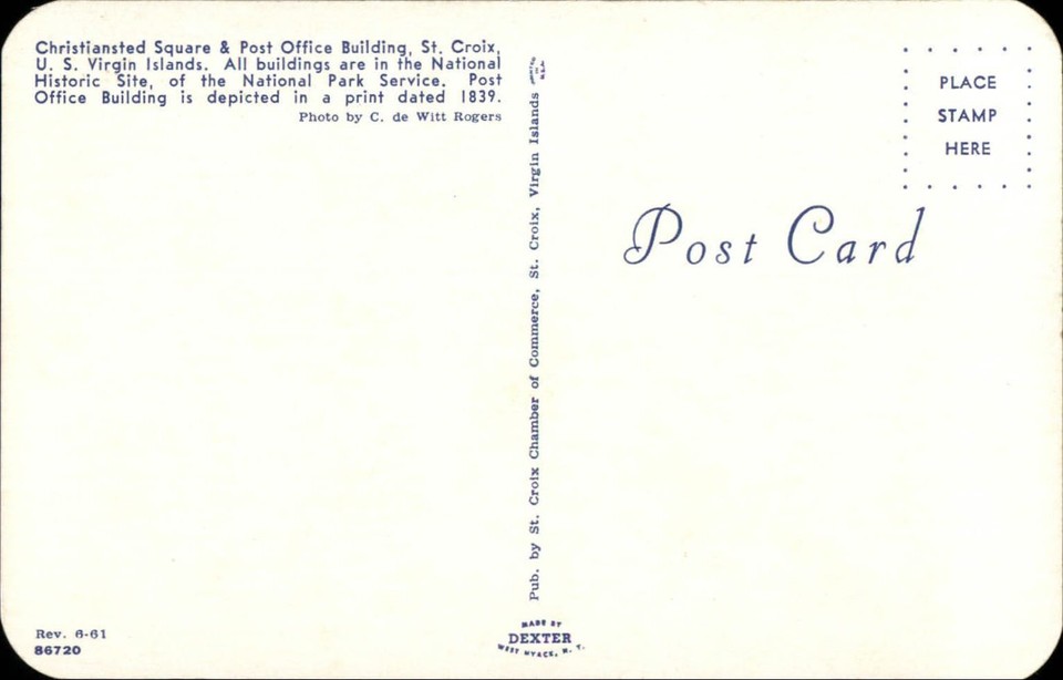 Christiansted Square & Post Office St Croix US Virgin Islands woody