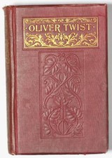 Charles Dickens 1900's Rare Nisbet Victorian Ed. - OLIVER TWIST Antique Hardback