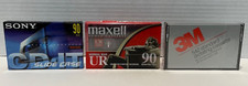 3 Blank Cassettes : Sony CD-IT 90 : Maxell Au...