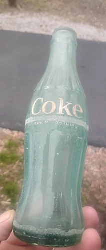 Vintage 1967 Elwood Indiana ACL Coca Cola Bottle Coke