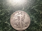 1941 Walking Liberty Half Dollar (purple/lt blue)
