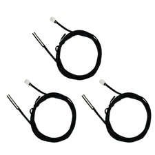 10K Temperature Sensor Probe, 3pcs 1 Meter Waterproof Temp Probe,...