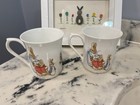 Queen's Kitchen Peter Rabbit Beatrix Potter Porcelain Mugs set of TWO — photo 1