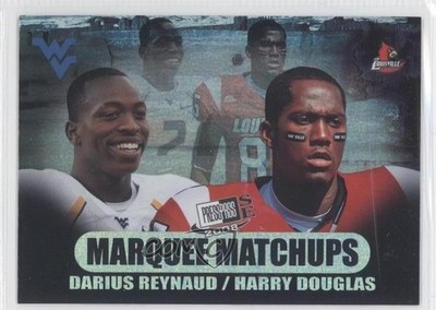 2008 Press Pass SE Marquee Matchups Darius Reynaud Harry Douglas Rookie RC 2x3