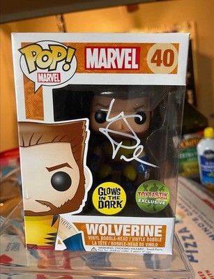 Hugh Jackman Autographed Wolverine Glow in Dark Toytastik Exclusive 1 Of 2