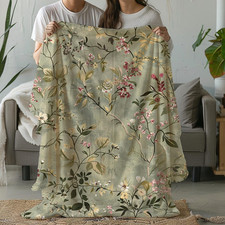 Sage Green Throw Blanket, Spring Throw Blanket For Couch Bed Eucalyptus Leaves Floral Fleece Blanket Camping Throw Blanket Lightweight Soft Warm Cozy Blan 829b59e8 A050 4729 Aeba 260f67da8060.b39b82b6071aa4567c439825844a1701 6 thumbnail image