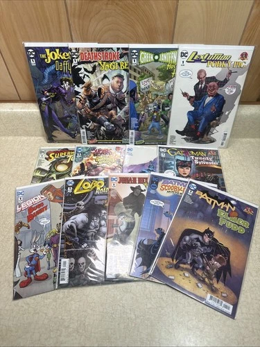 DC COMICS LOONEY TUNES Crossover And DC MEETS HANNA-BARBERA MIX Lot Of 13 Books