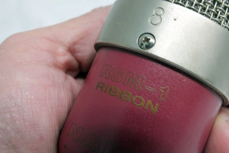 Vtg Nady RSM-1 Bi Directional Ribbon Audio Microphone Mic Pink Untested - Image 4 of 4