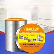 Strong Waterproof Tapes, Aluminum Butyl Rubber Tape 2in x 16ft, RV, Roof, Metal