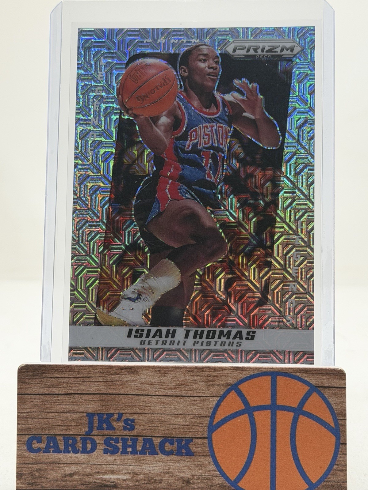 2024-25 Panini Prizm Deca Isiah Thomas Legends Mojo Prizm /25 #218